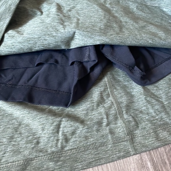 Duluth Trading 2X skirt skort womens plus walking casual blue white stripe green - Picture 7 of 13